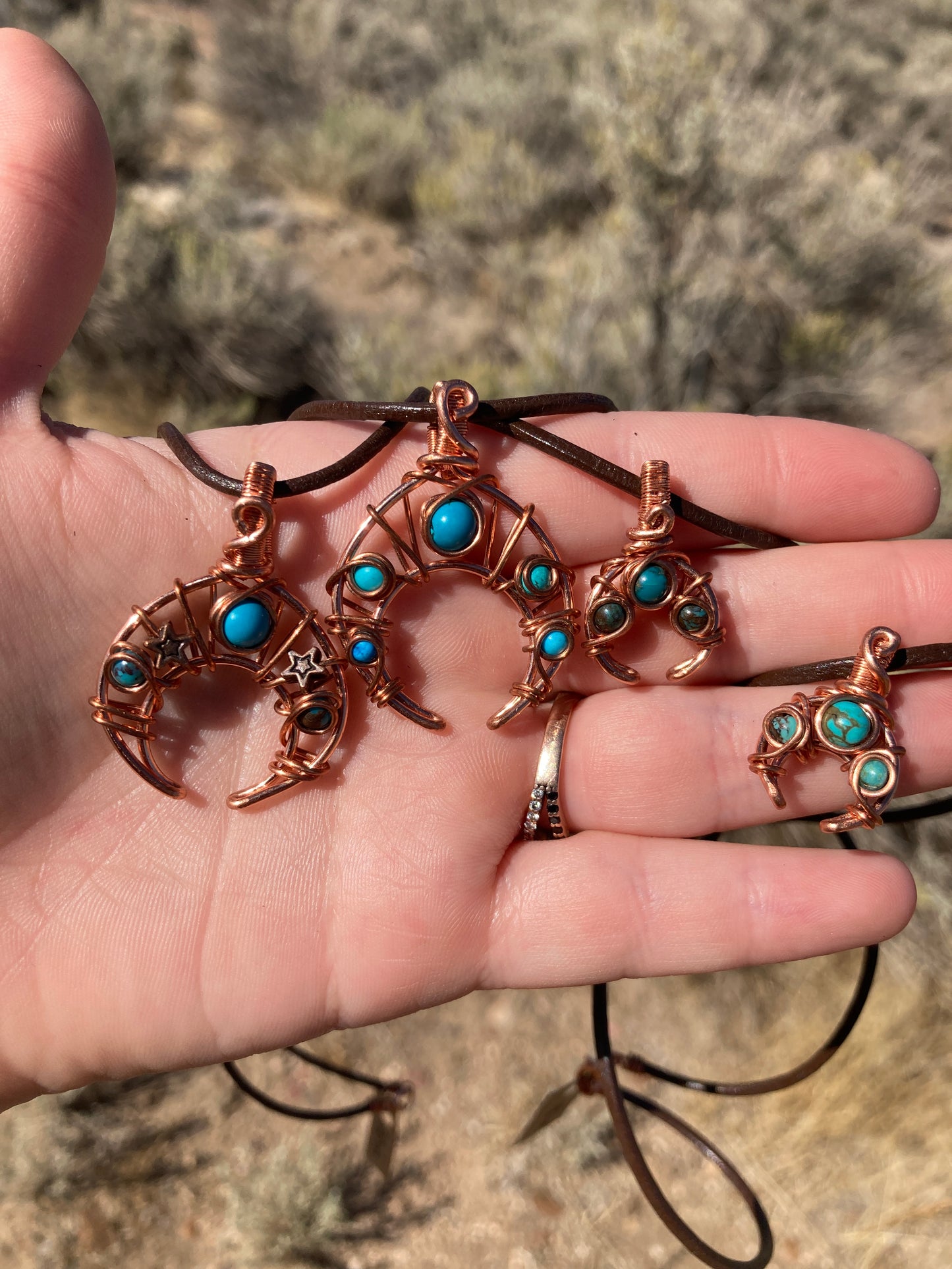 Copper and Turquoise Naja