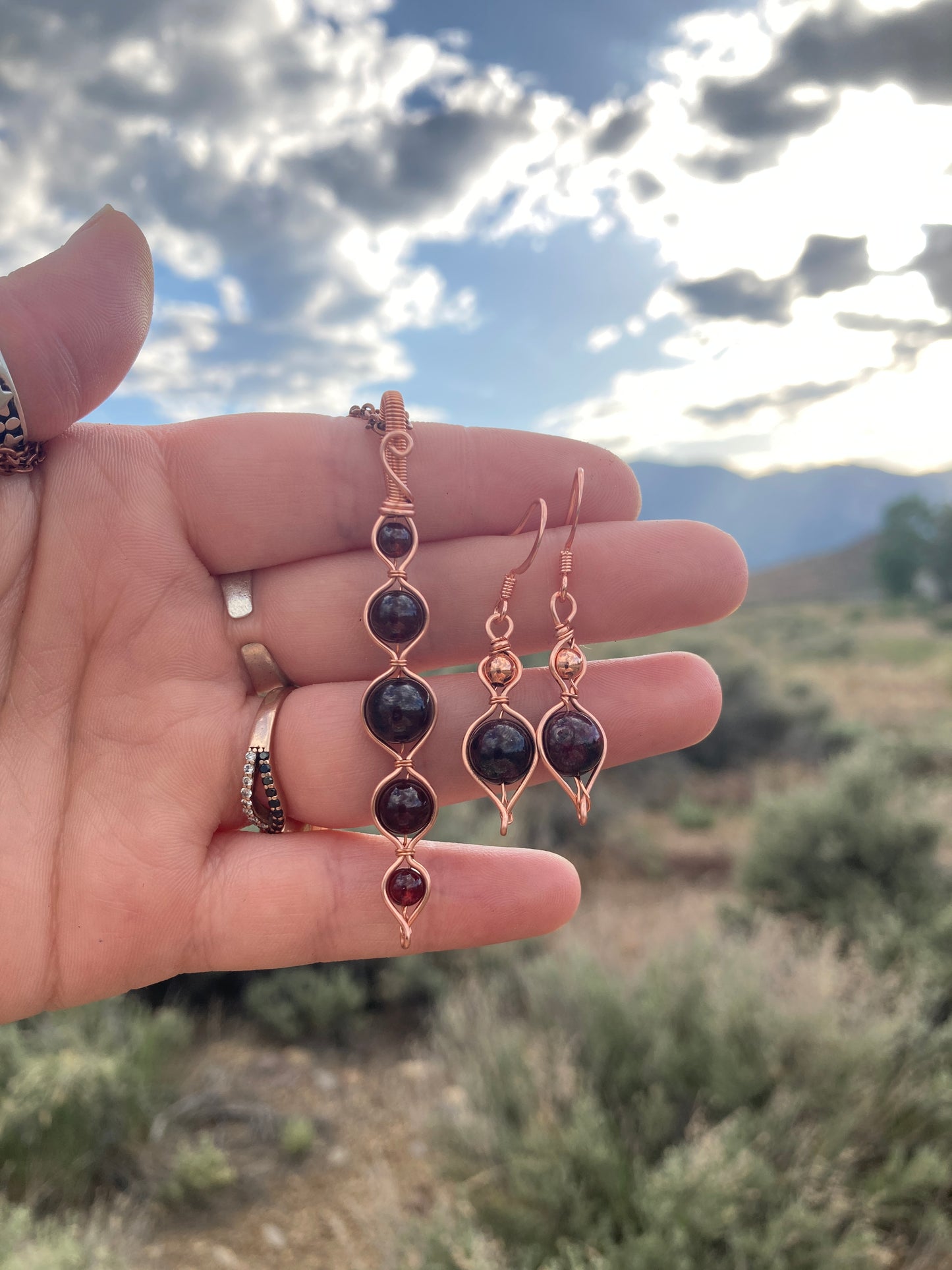 Copper Bead Gradient Wrap Set- more colors available