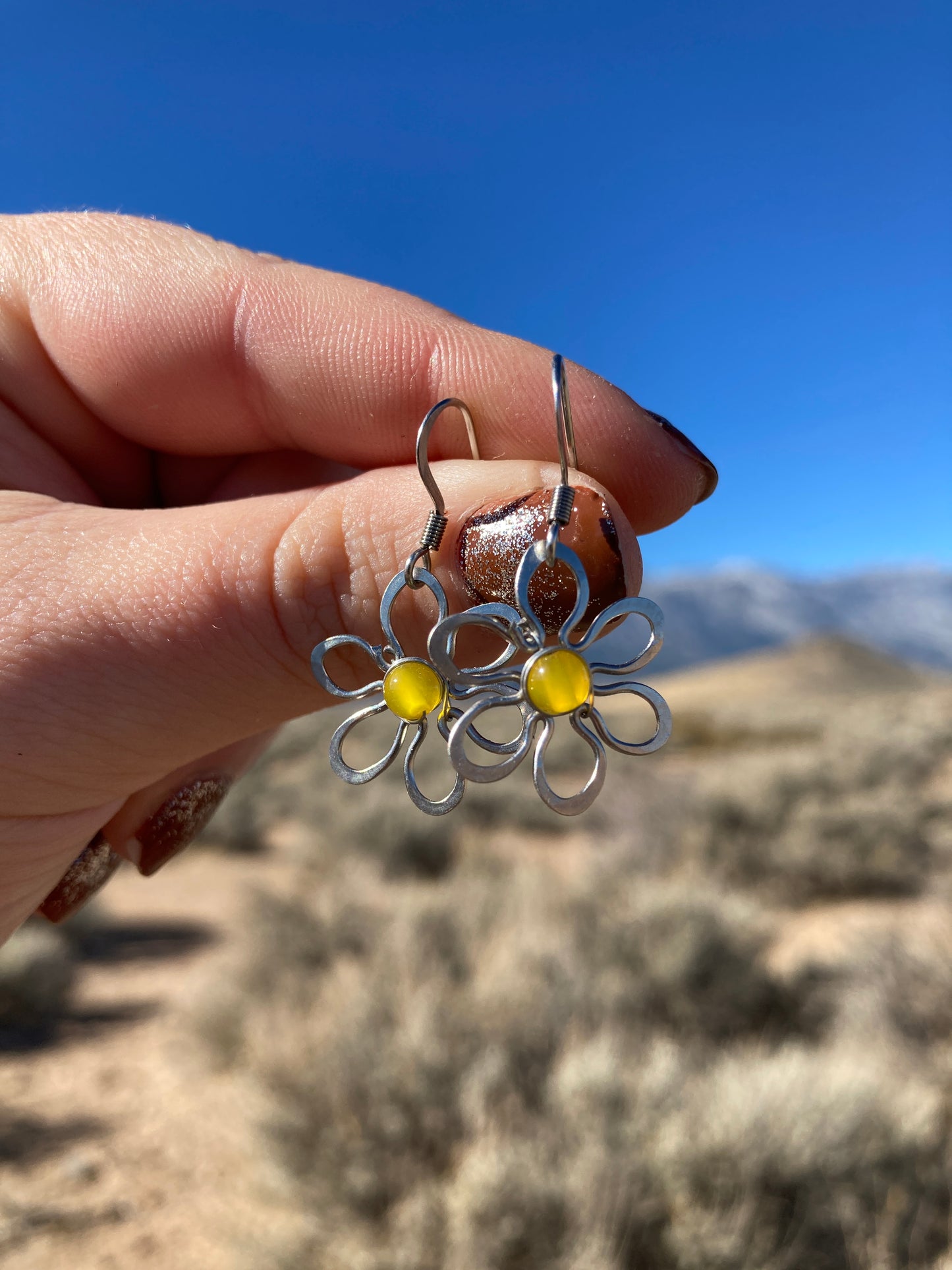 Dainty Flower Earrings