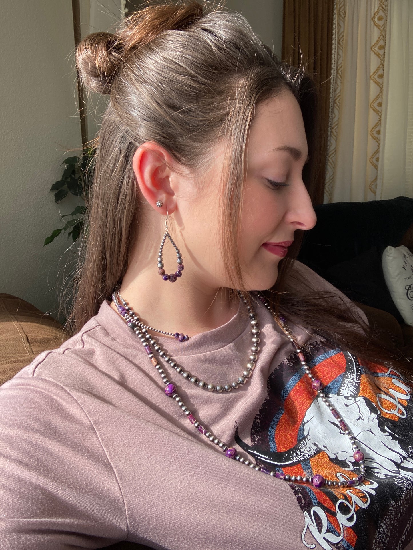 Purple Imperial Jasper Necklace