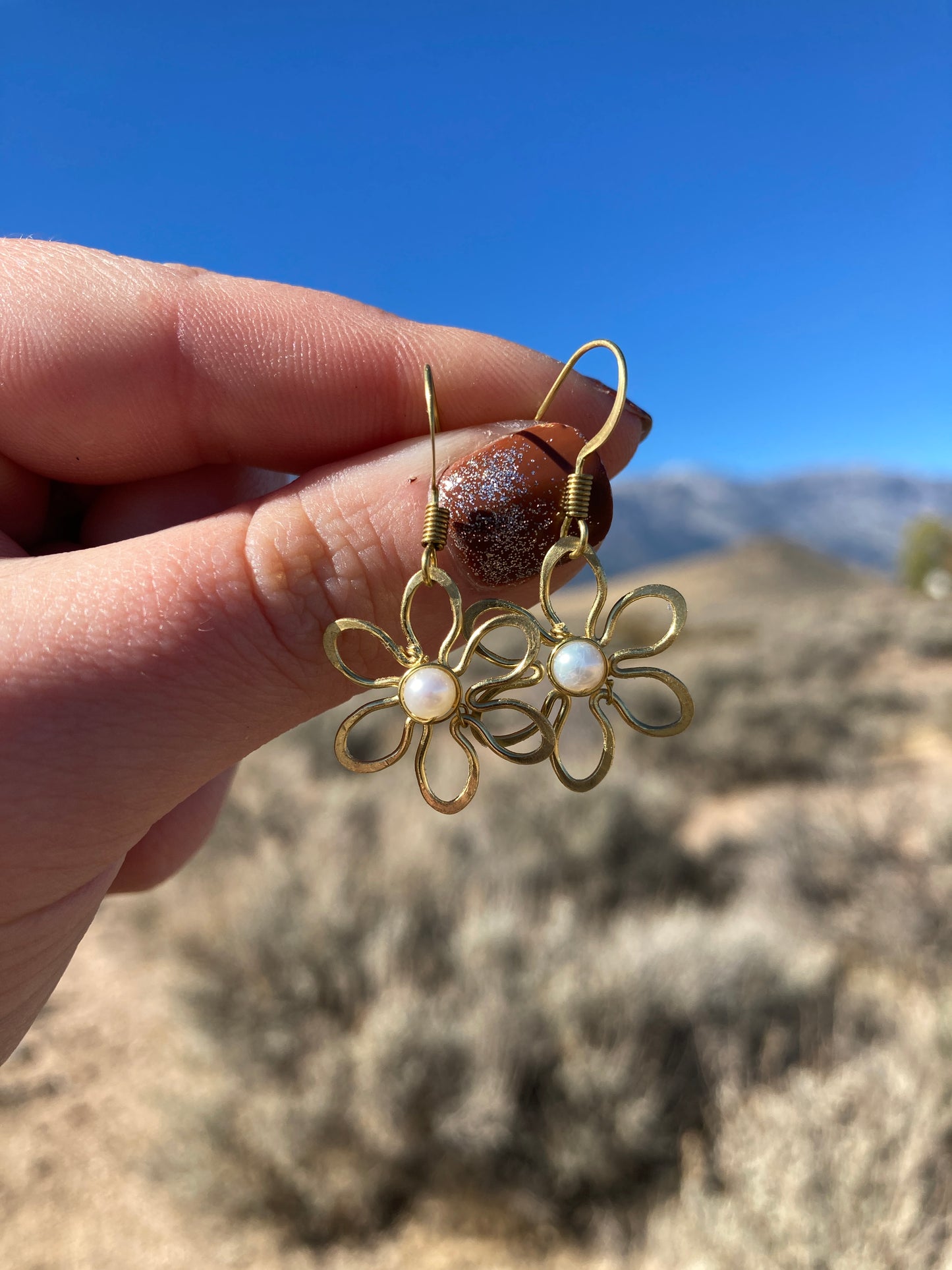 Dainty Flower Earrings