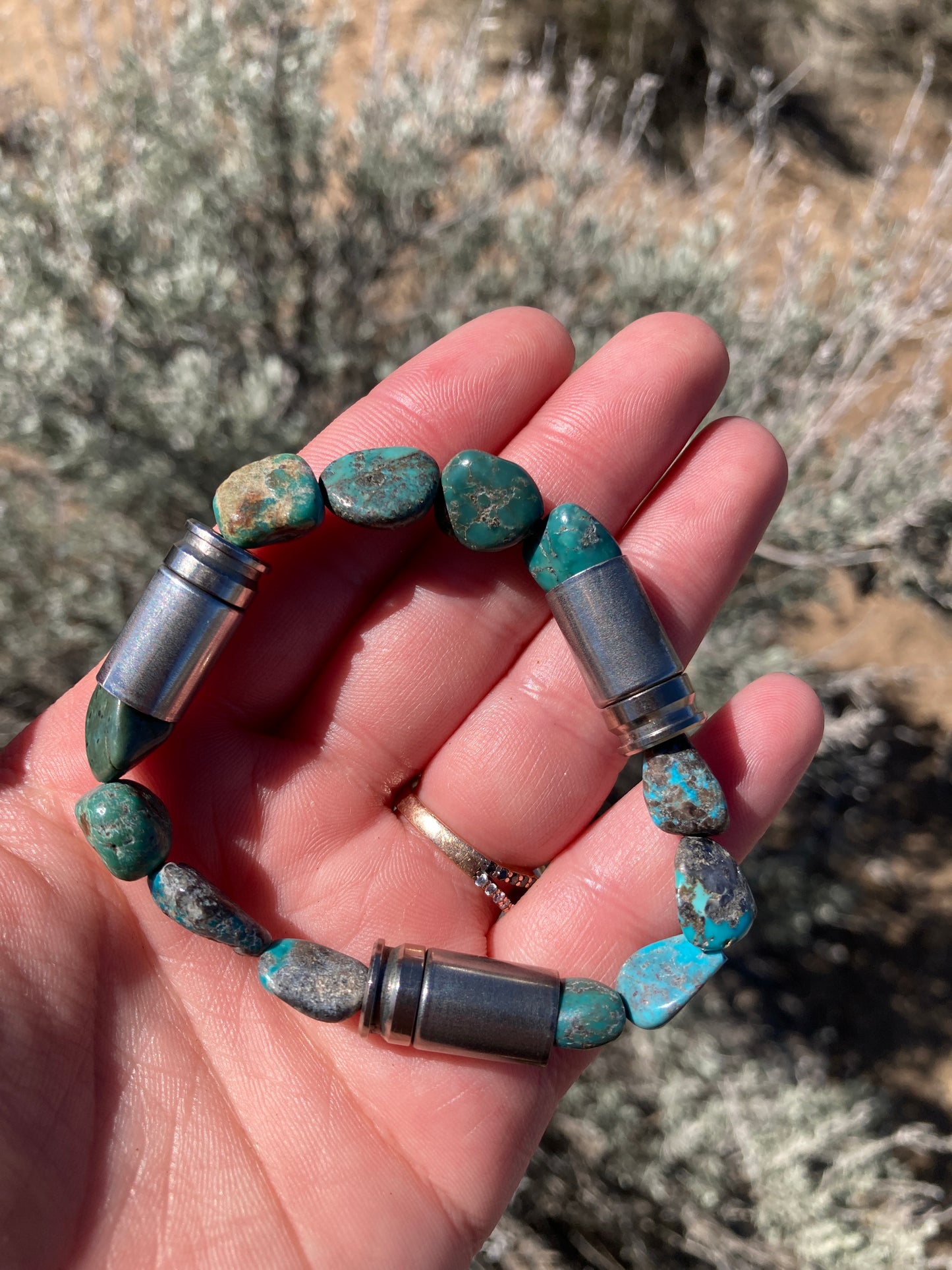 Bullet Gemstone Bracelet