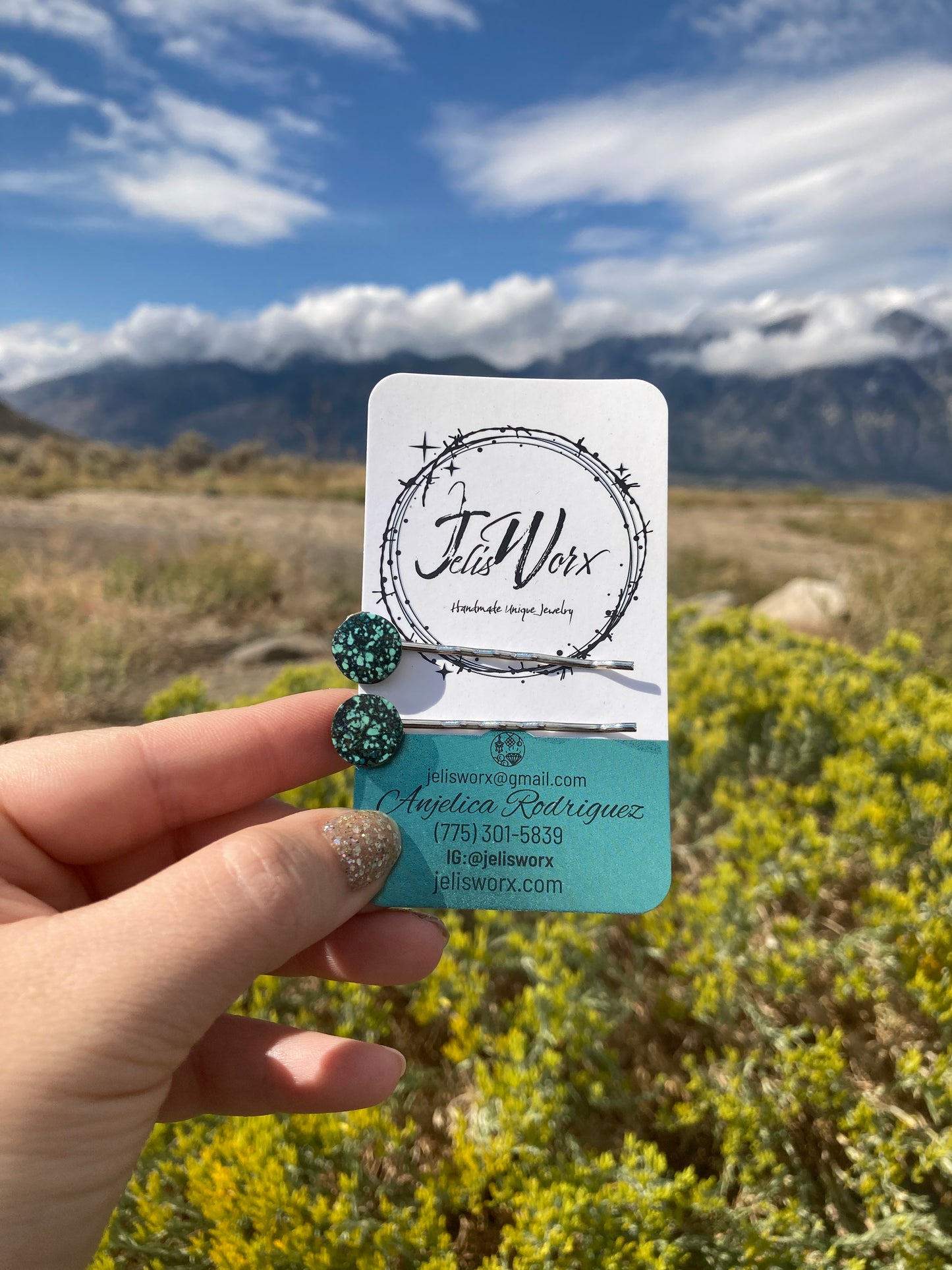 Turquoise Bobby Pin Pairs