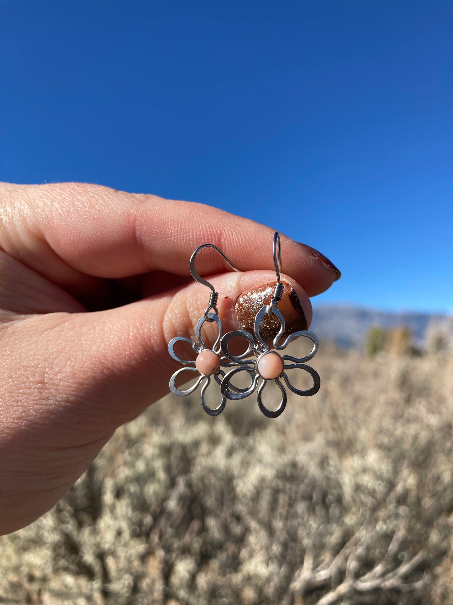 Dainty Flower Earrings