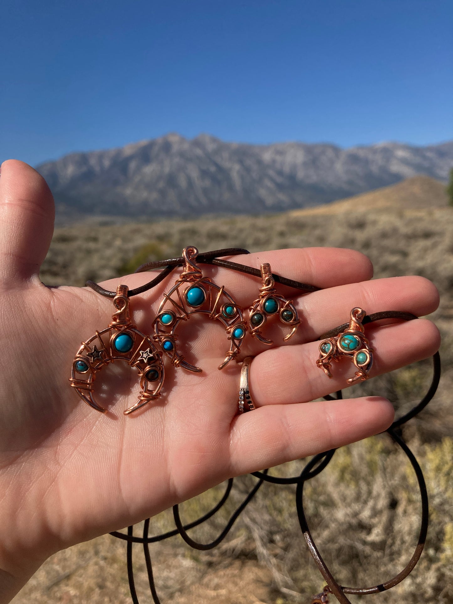 Copper and Turquoise Naja