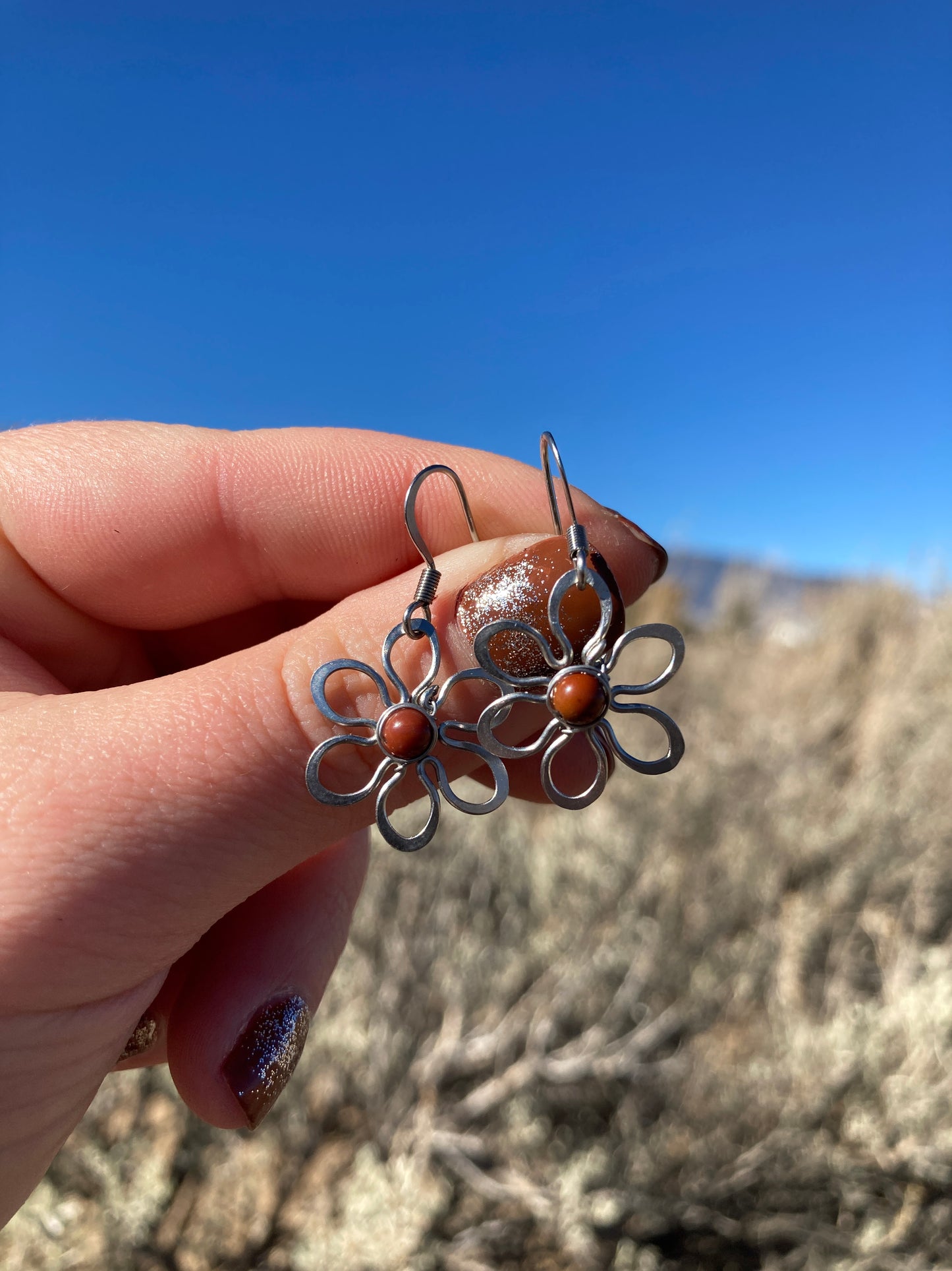 Dainty Flower Earrings