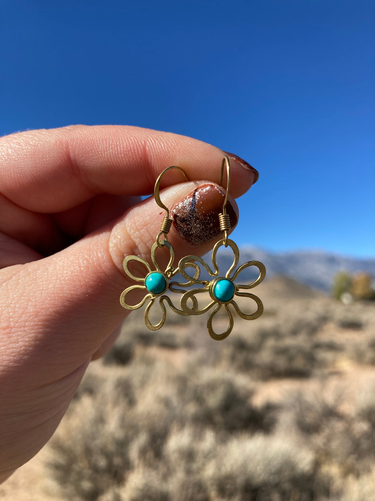Dainty Flower Earrings