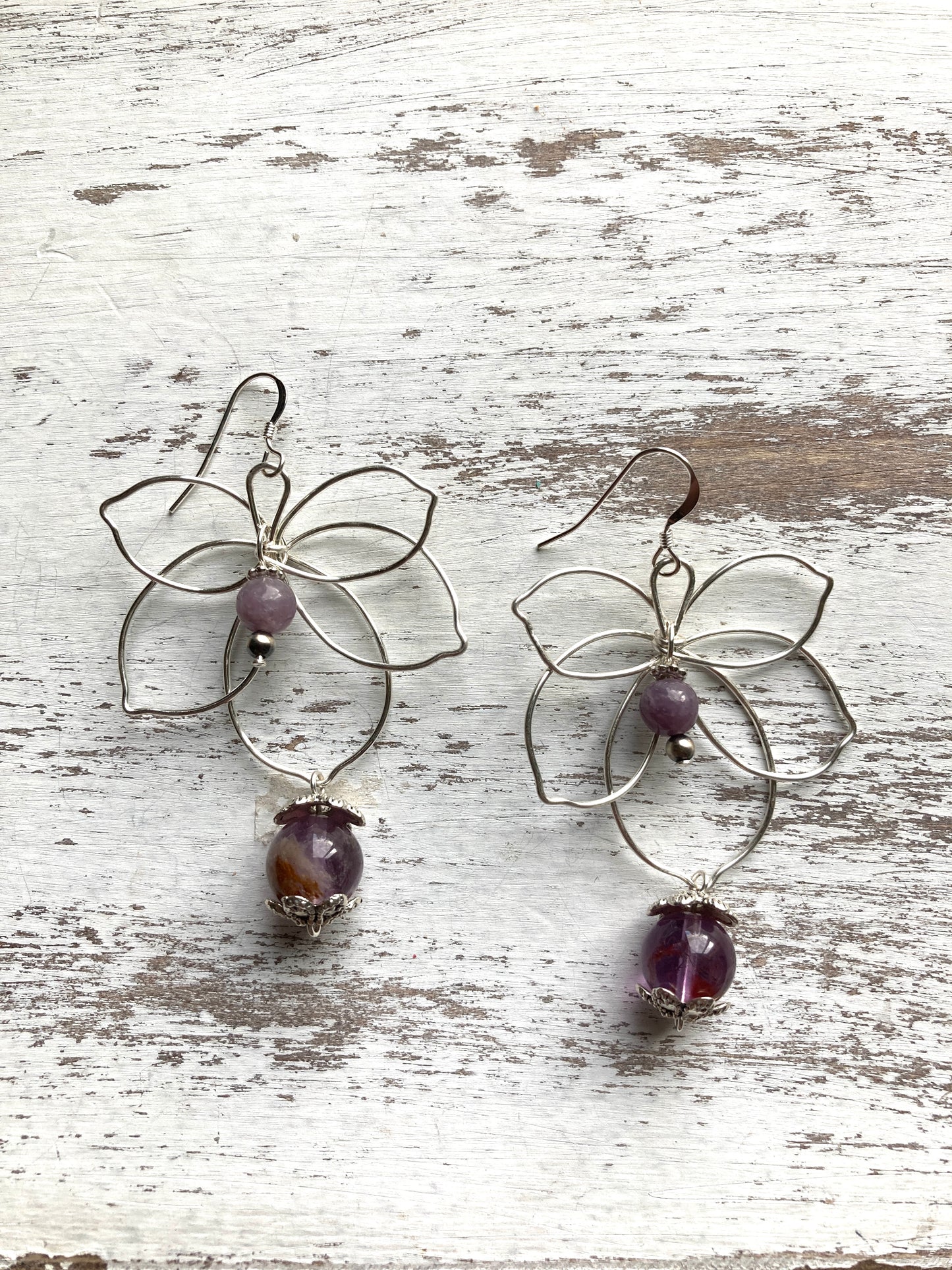 Any Color Lotus Flower Earrings