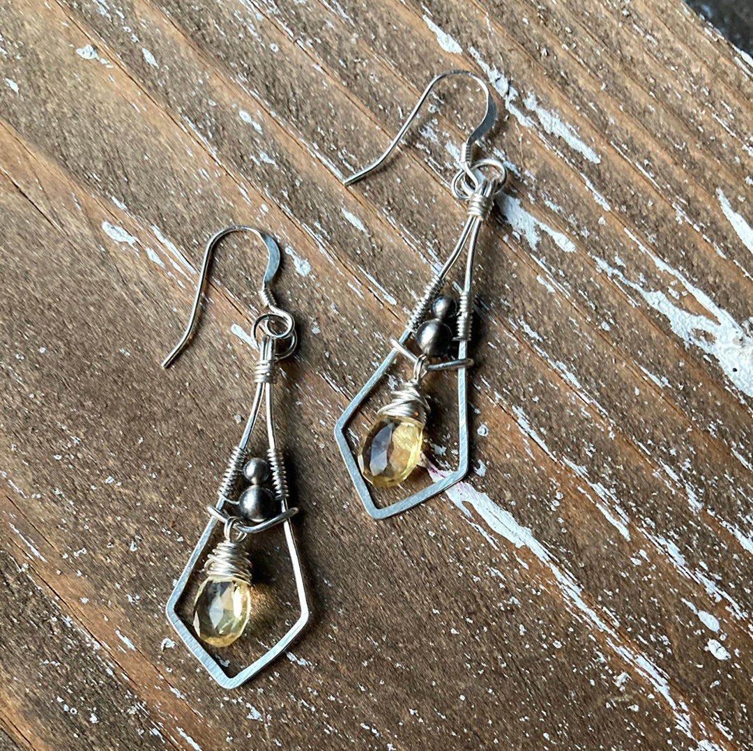 Citrine Drop Earrings