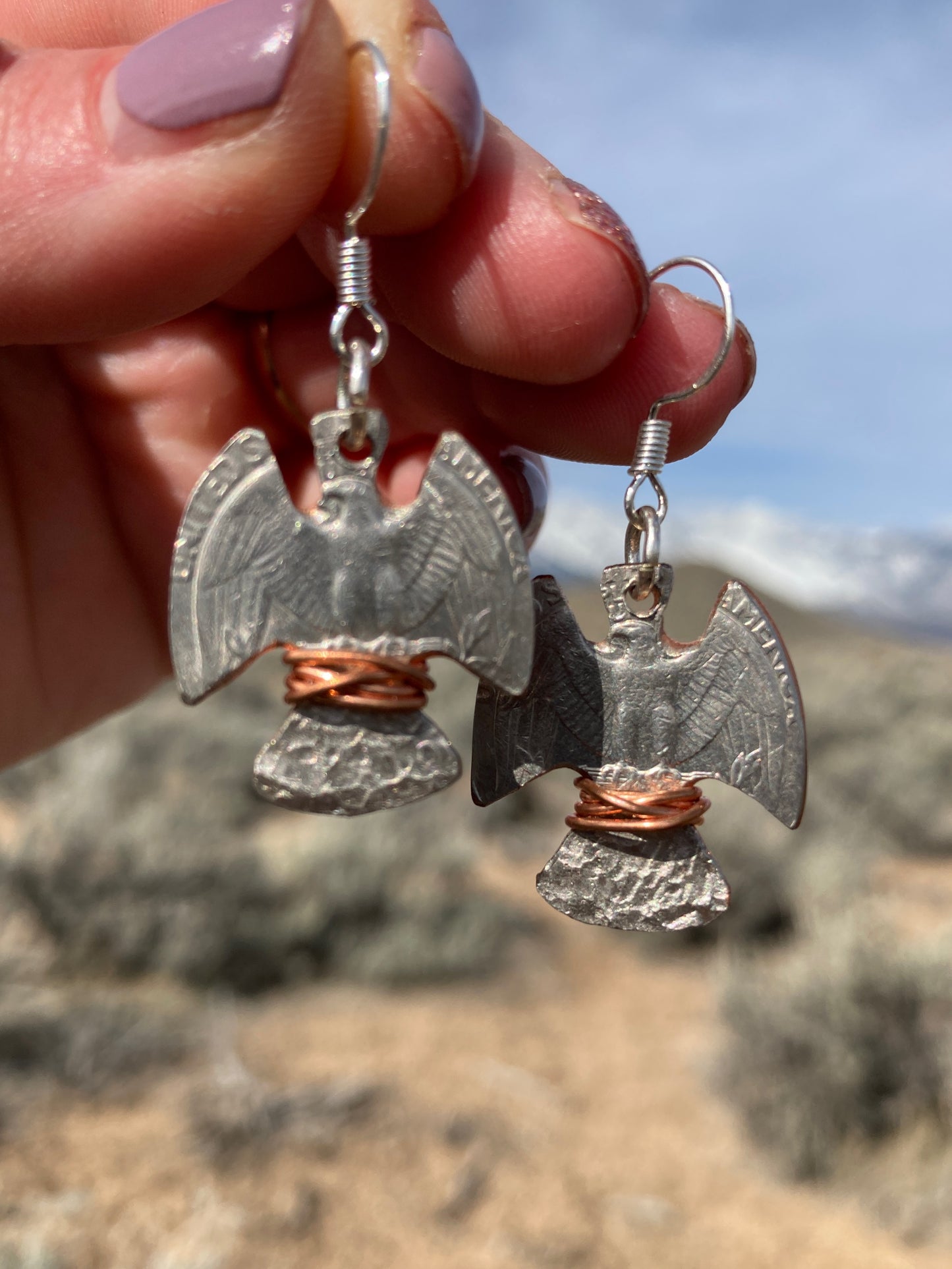 Quarter Eagle Earrings 🦅