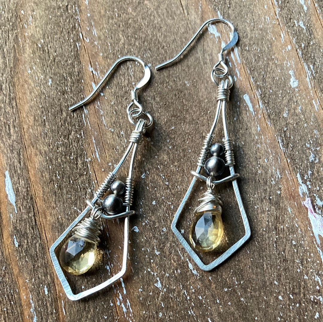 Citrine Drop Earrings