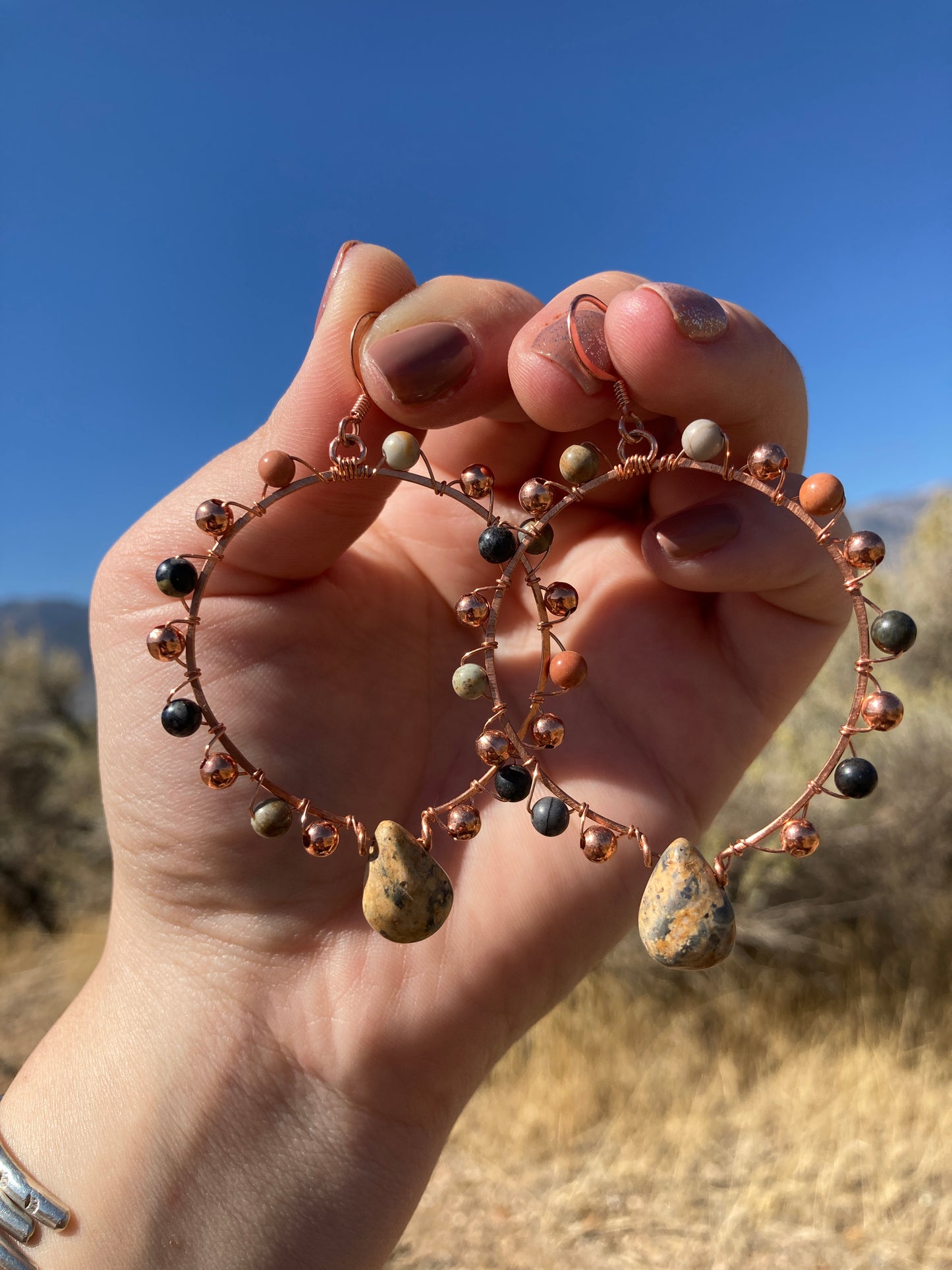 Copper Hoops