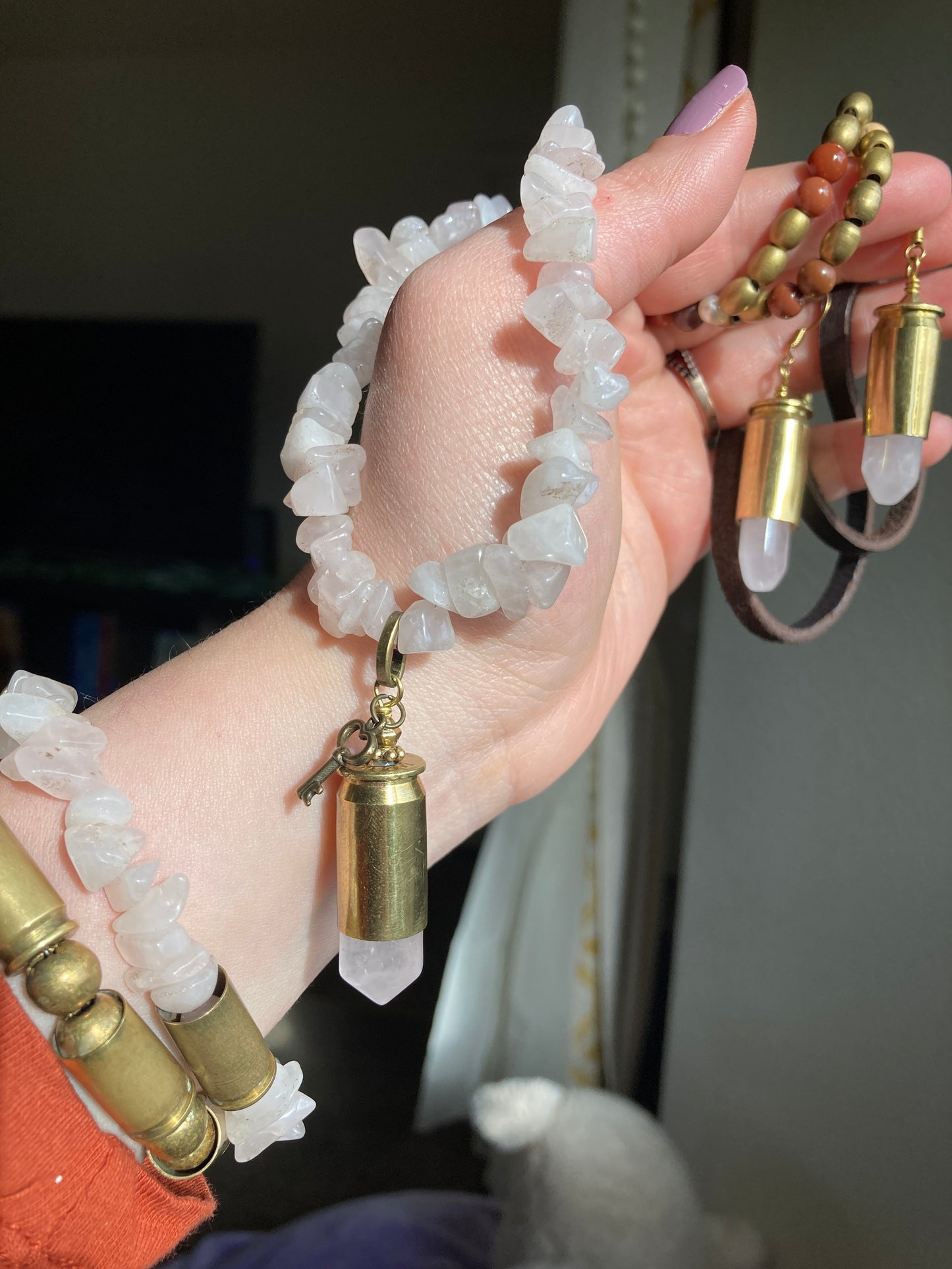 Bullet Jewelry Set-Rose Quartz