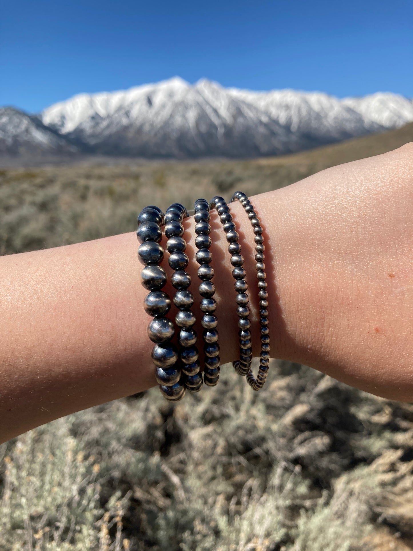 Stretchy Navajo Pearl Bracelet