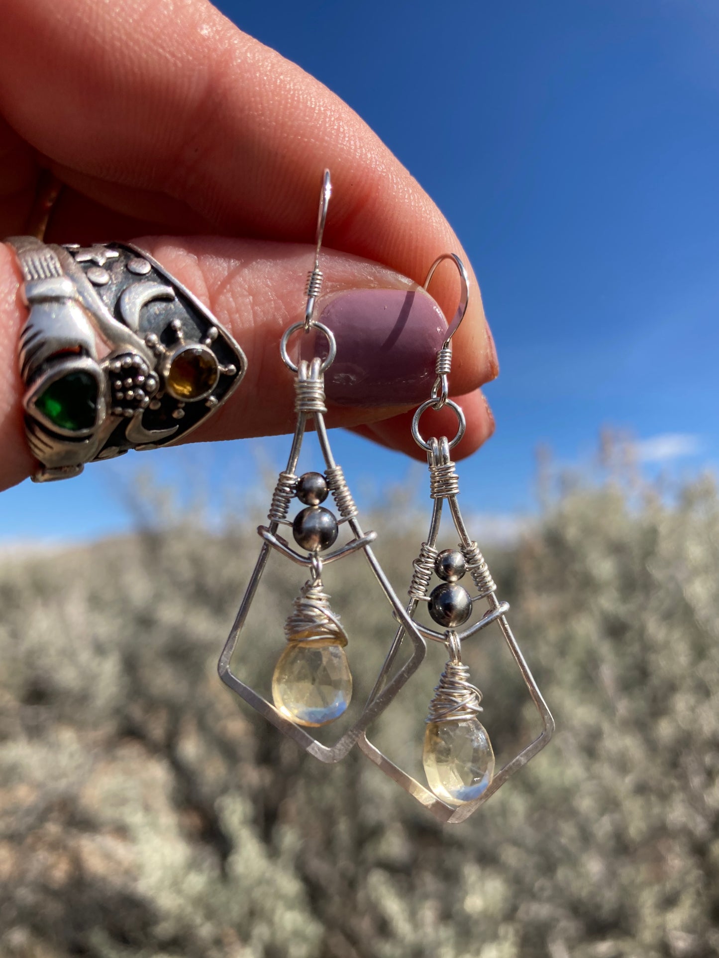 Citrine Drop Earrings