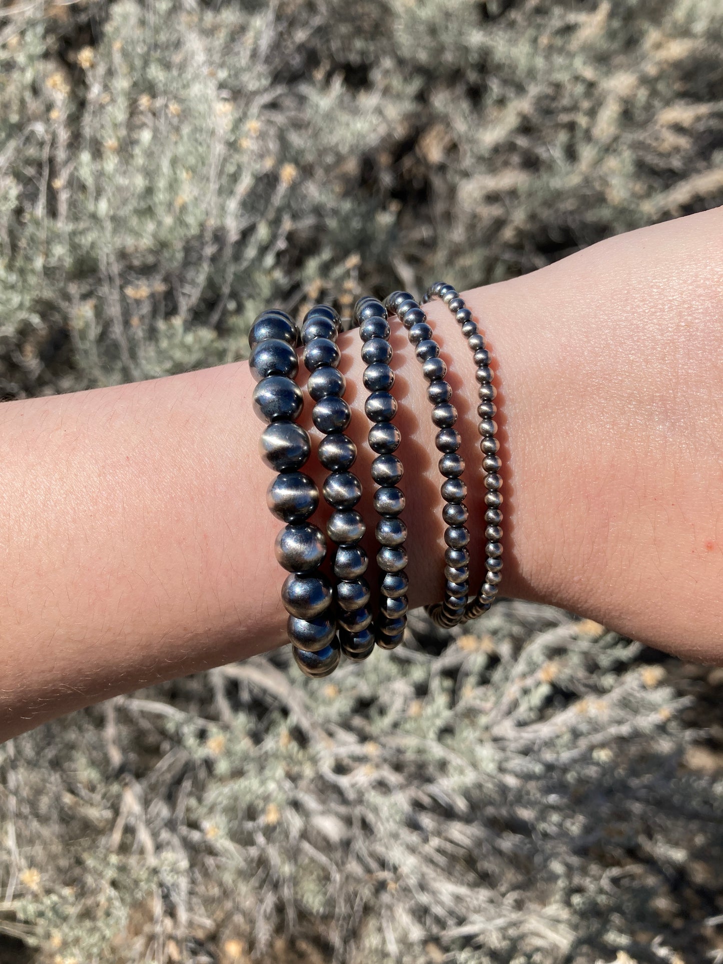 Stretchy Navajo Pearl Bracelet