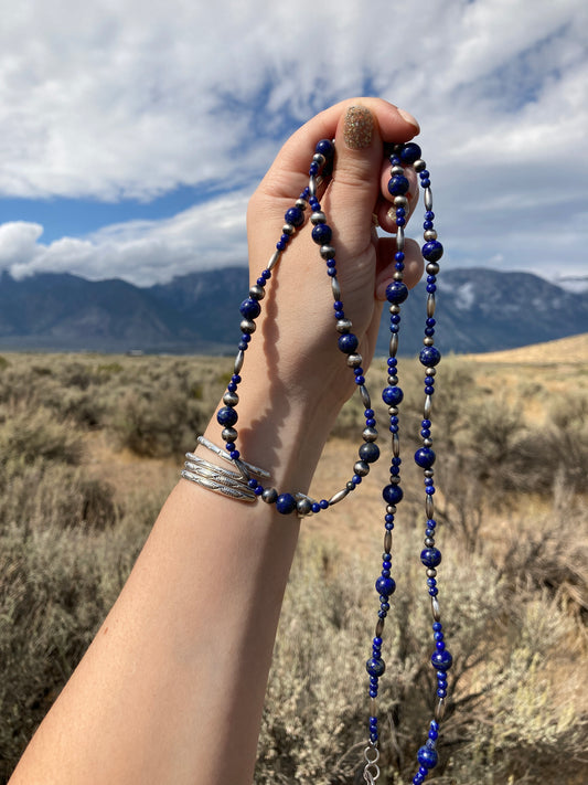 Lapis Lazuli Long Necklace