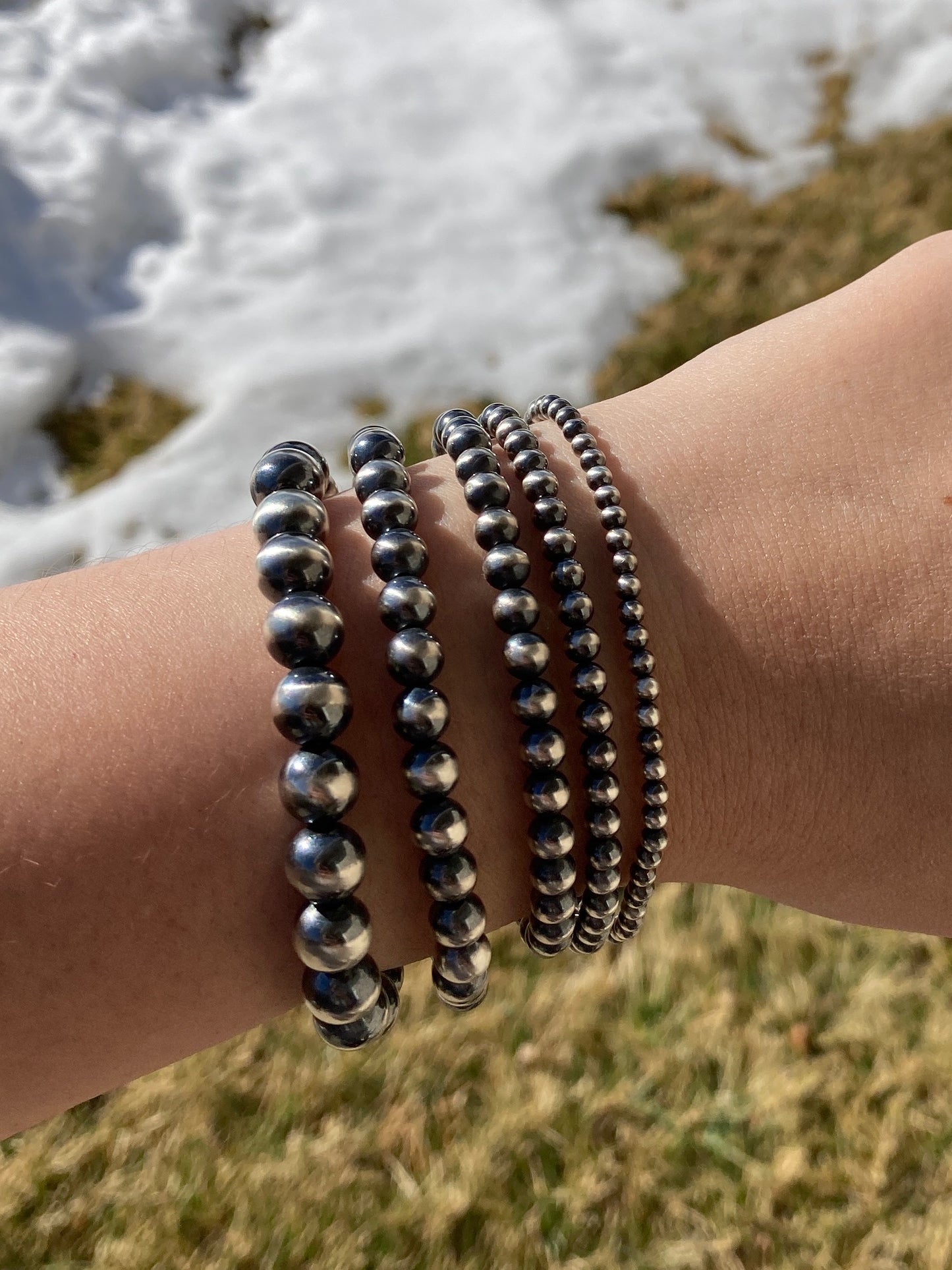 Stretchy Navajo Pearl Bracelet