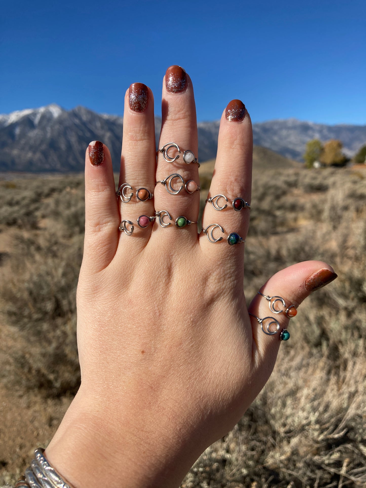 Adjustable Moon Ring