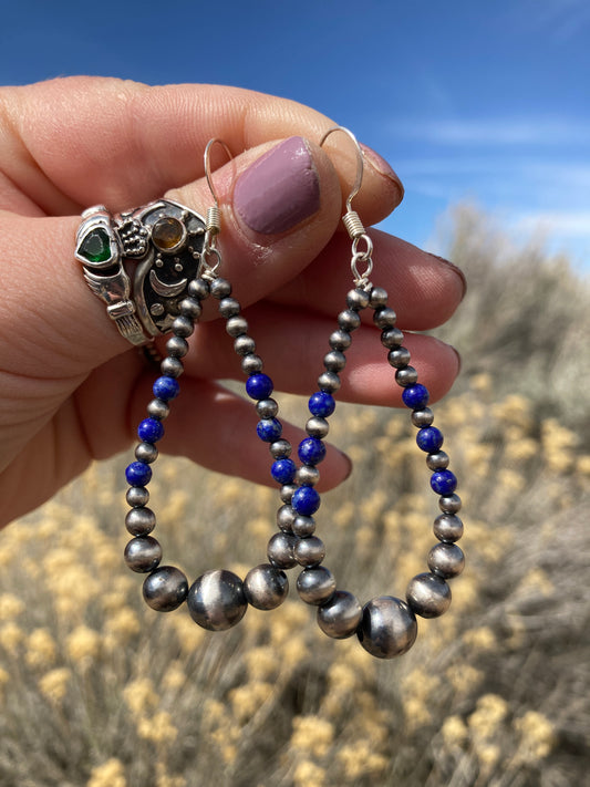 Lapis Teardrop earrings