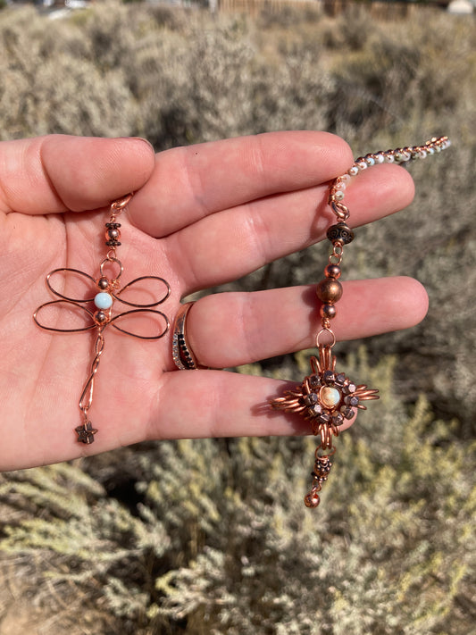 Copper Dragonfly Choker