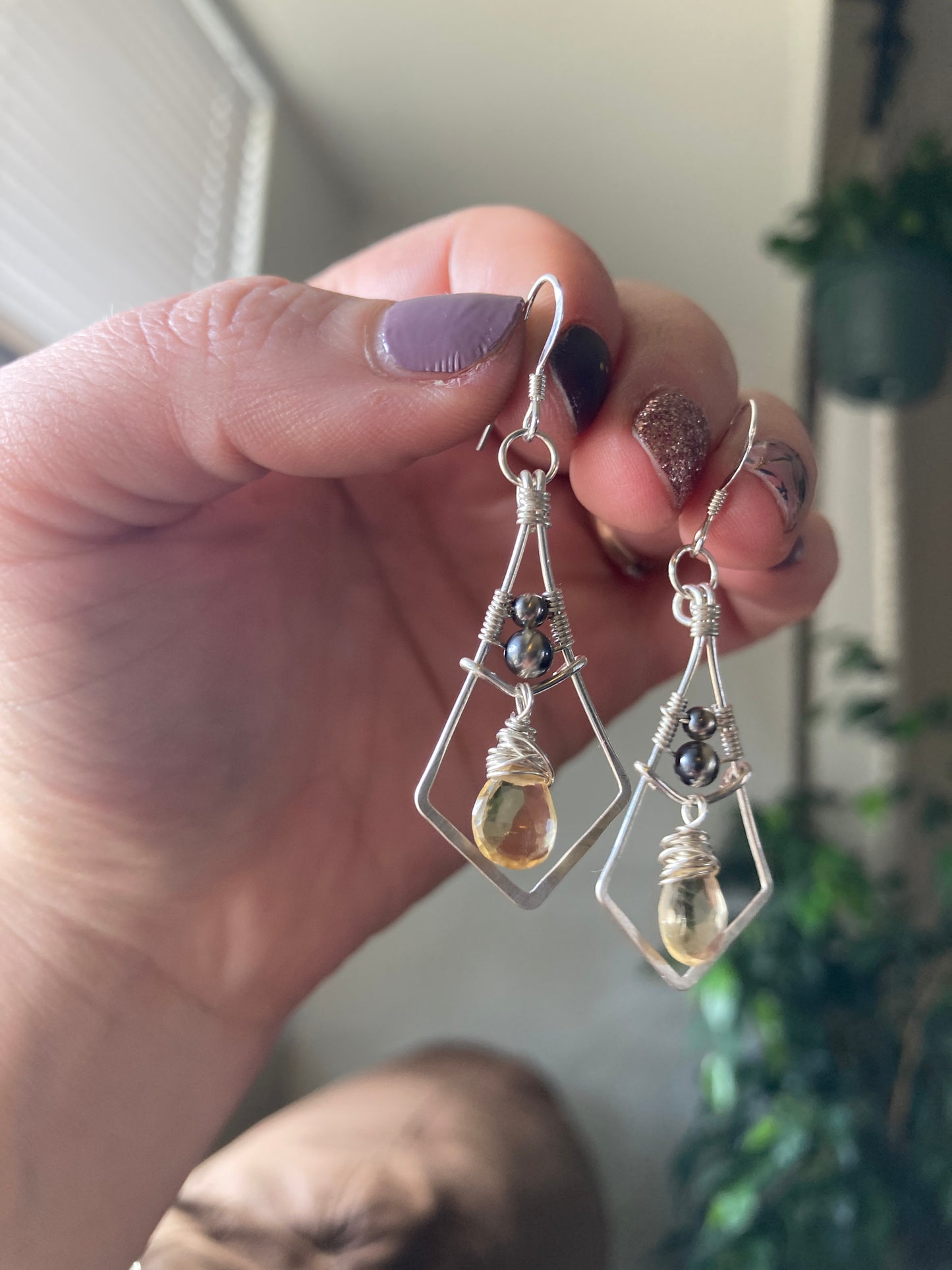 Citrine Drop Earrings