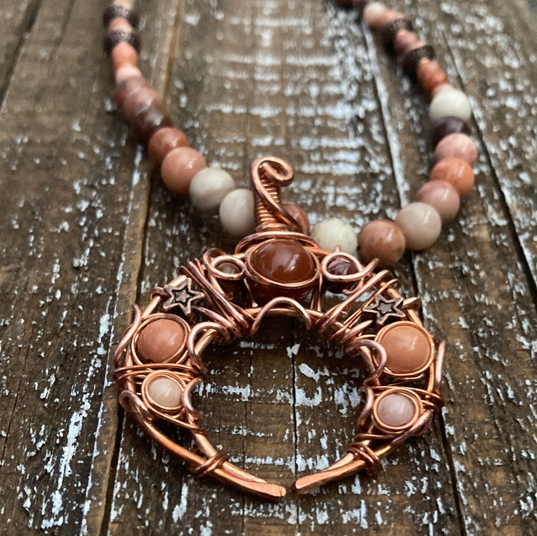 Copper Naja Necklace