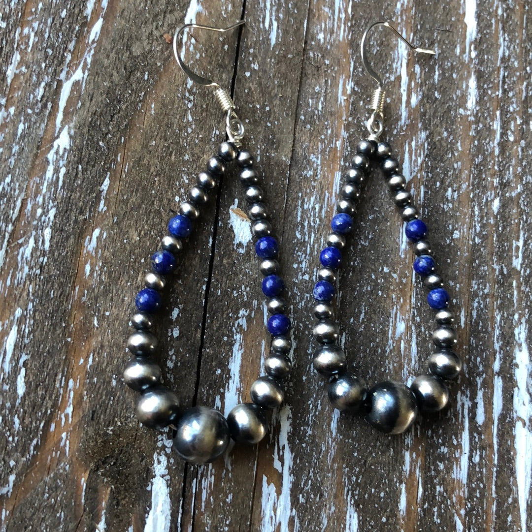 Lapis Teardrop earrings