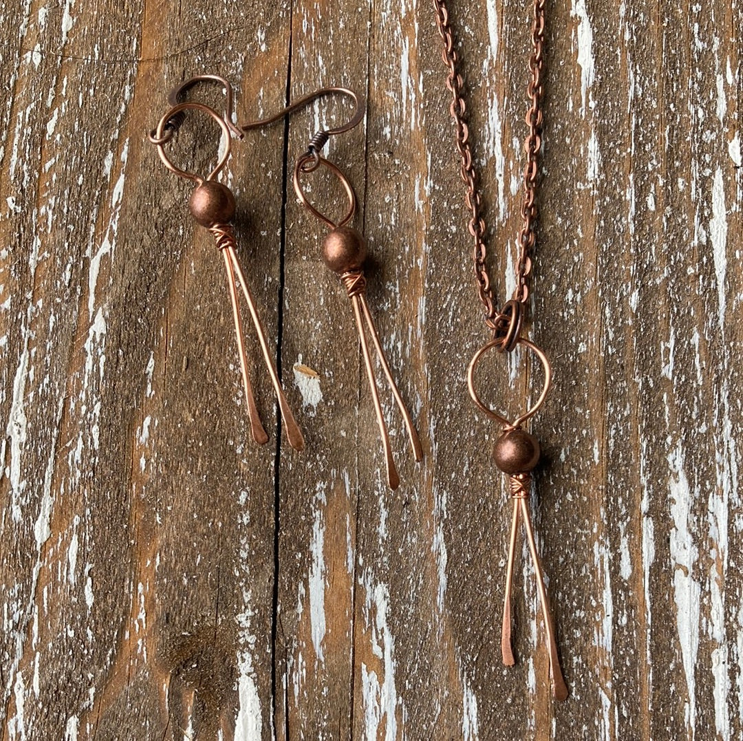 Copper Pointed Set