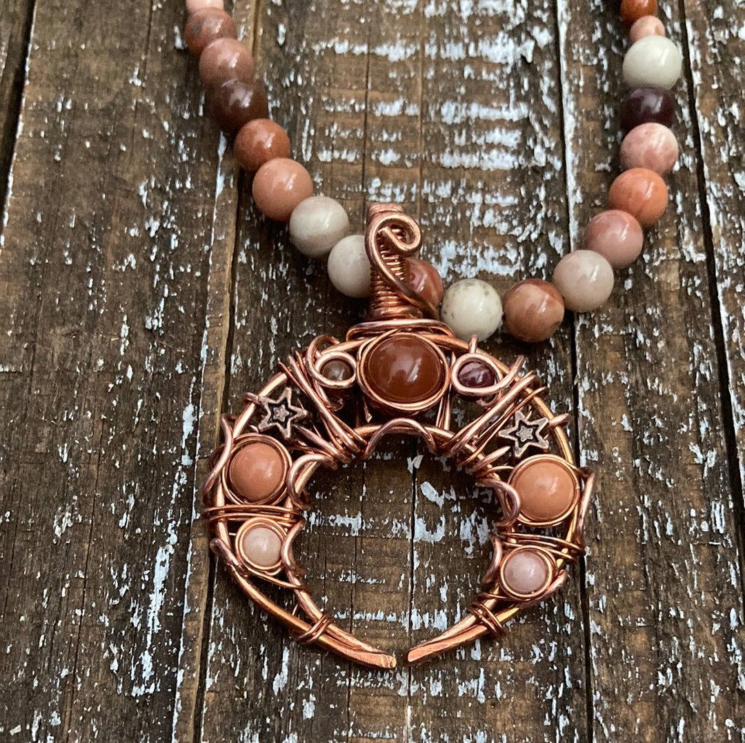 Copper Naja Necklace