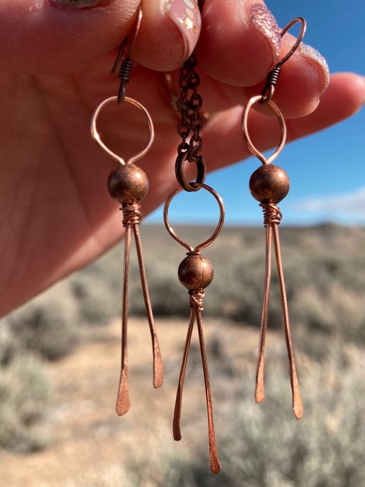 Copper Pointed Set