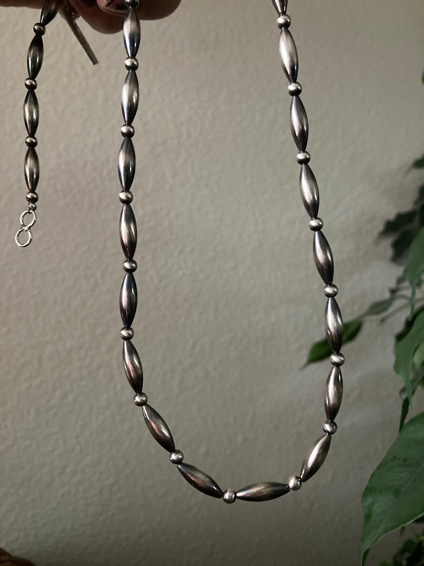 Navajo Pearl Torpedo Necklace