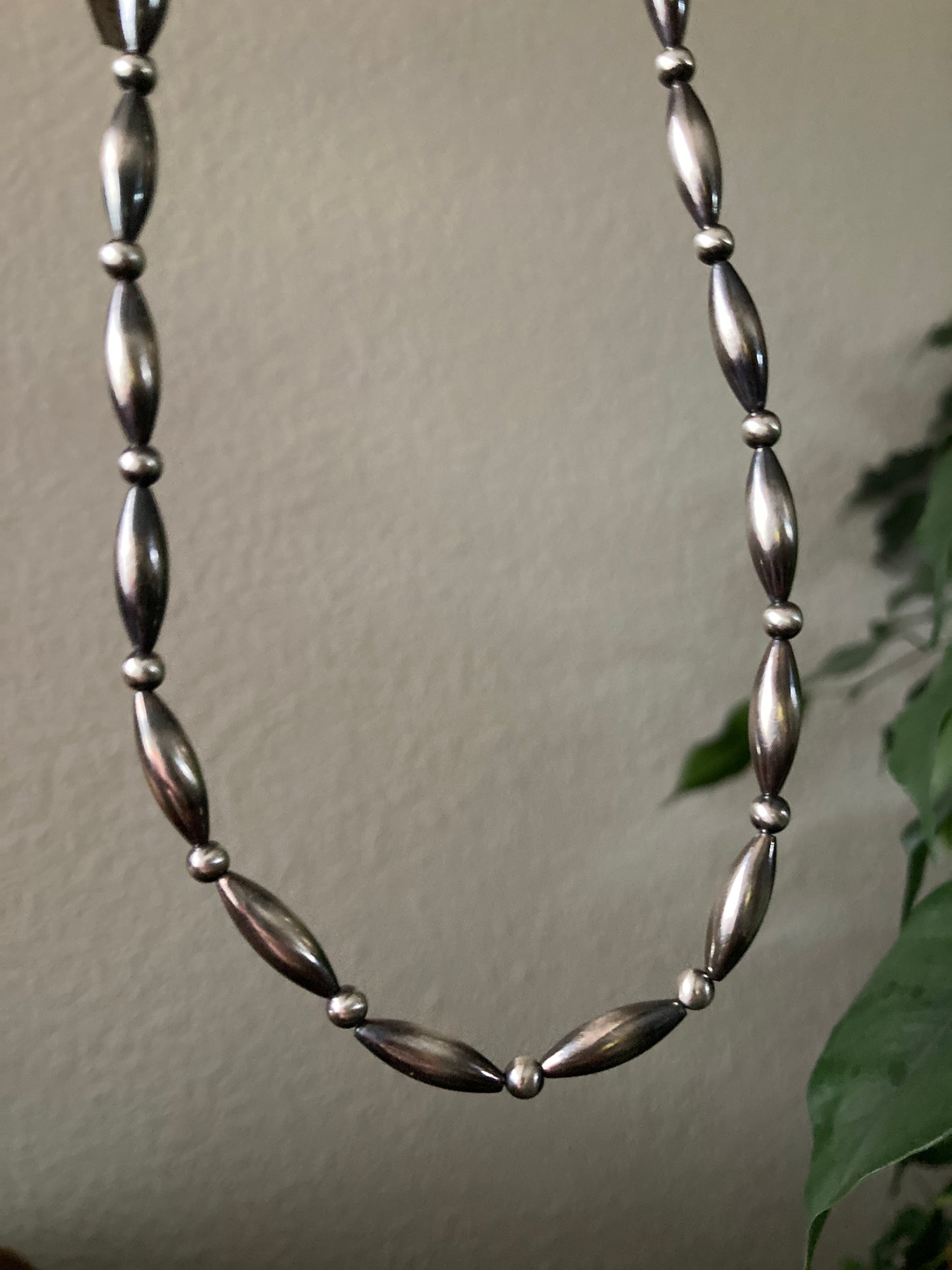 Navajo Pearl Torpedo Necklace