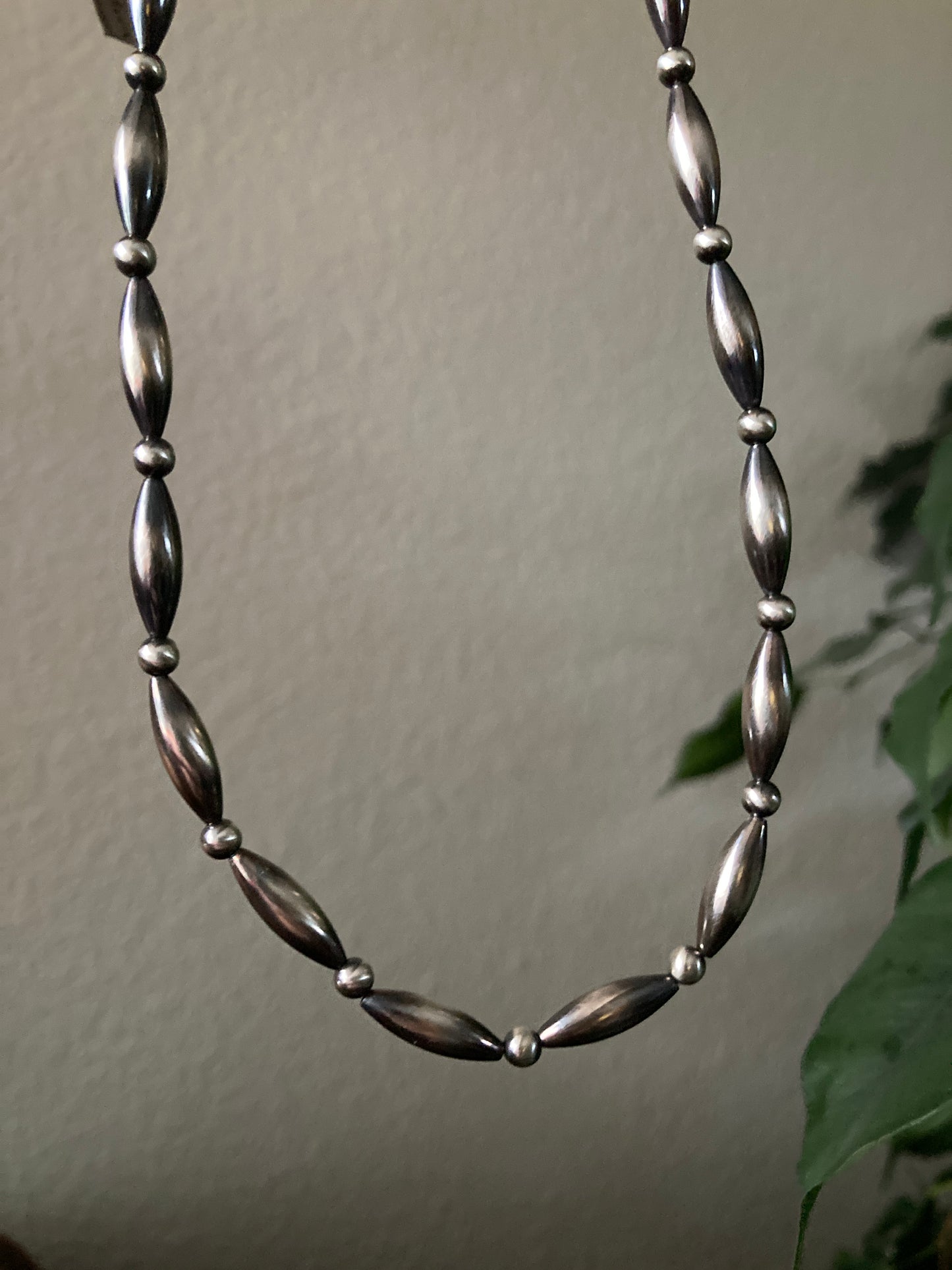 Navajo Pearl Torpedo Necklace